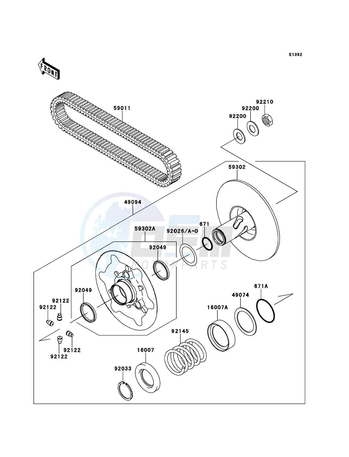 Driven Converter/Drive Belt image