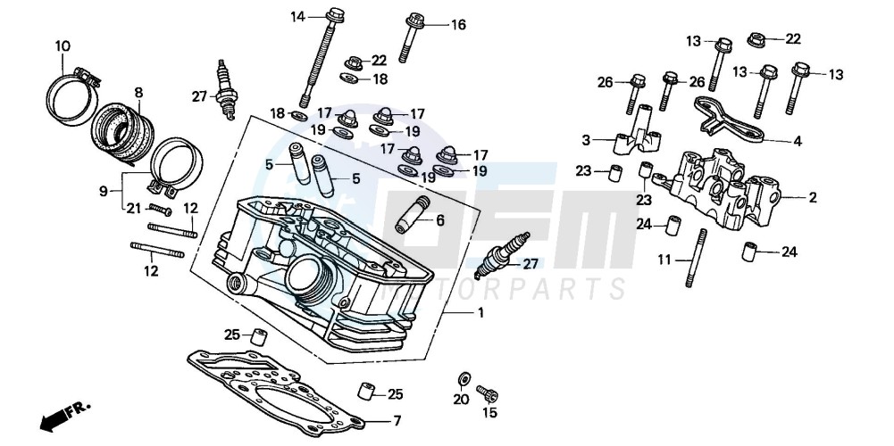 REAR CYLINDER HEAD image