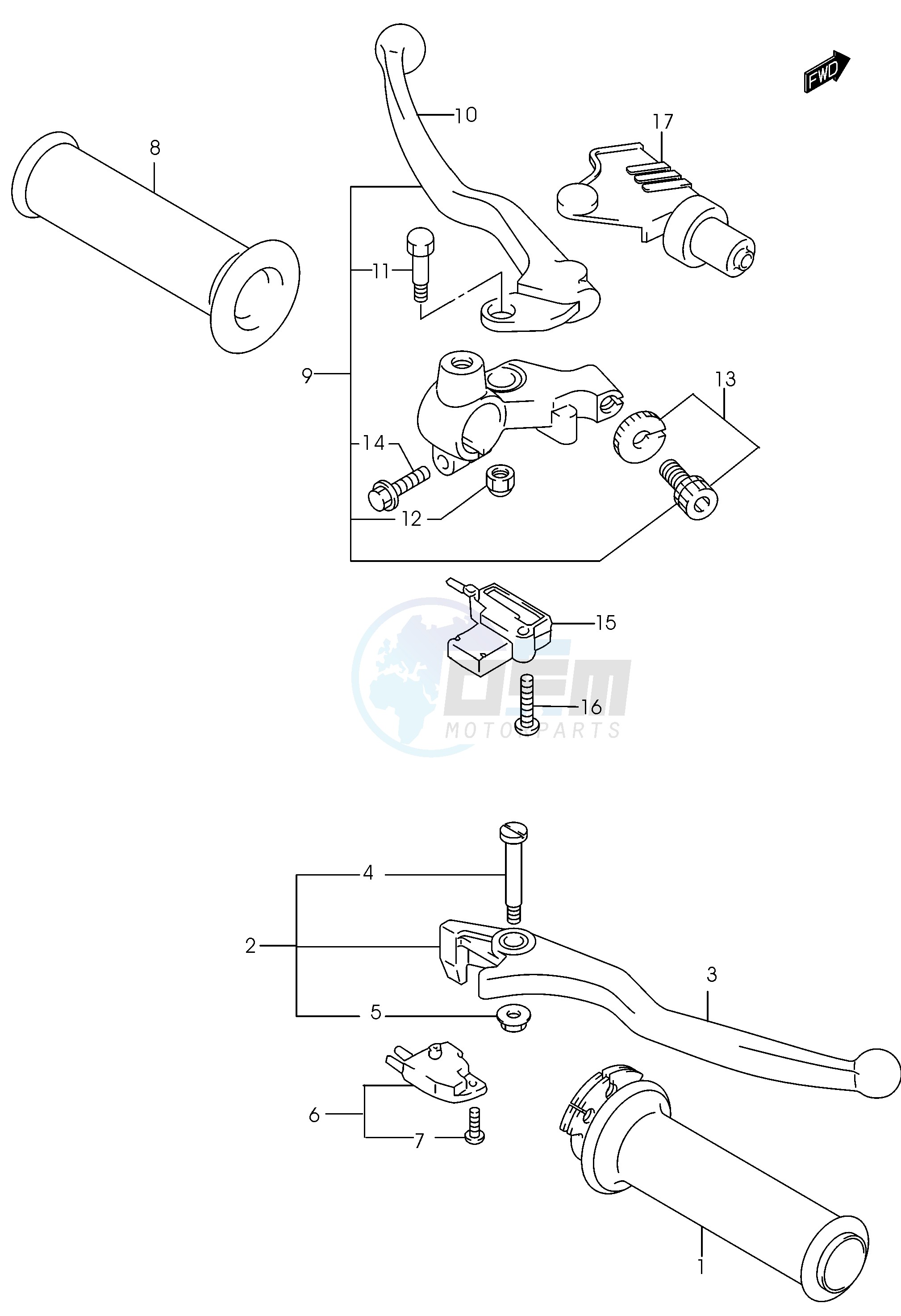 HANDLE LEVER (MODEL K3) image