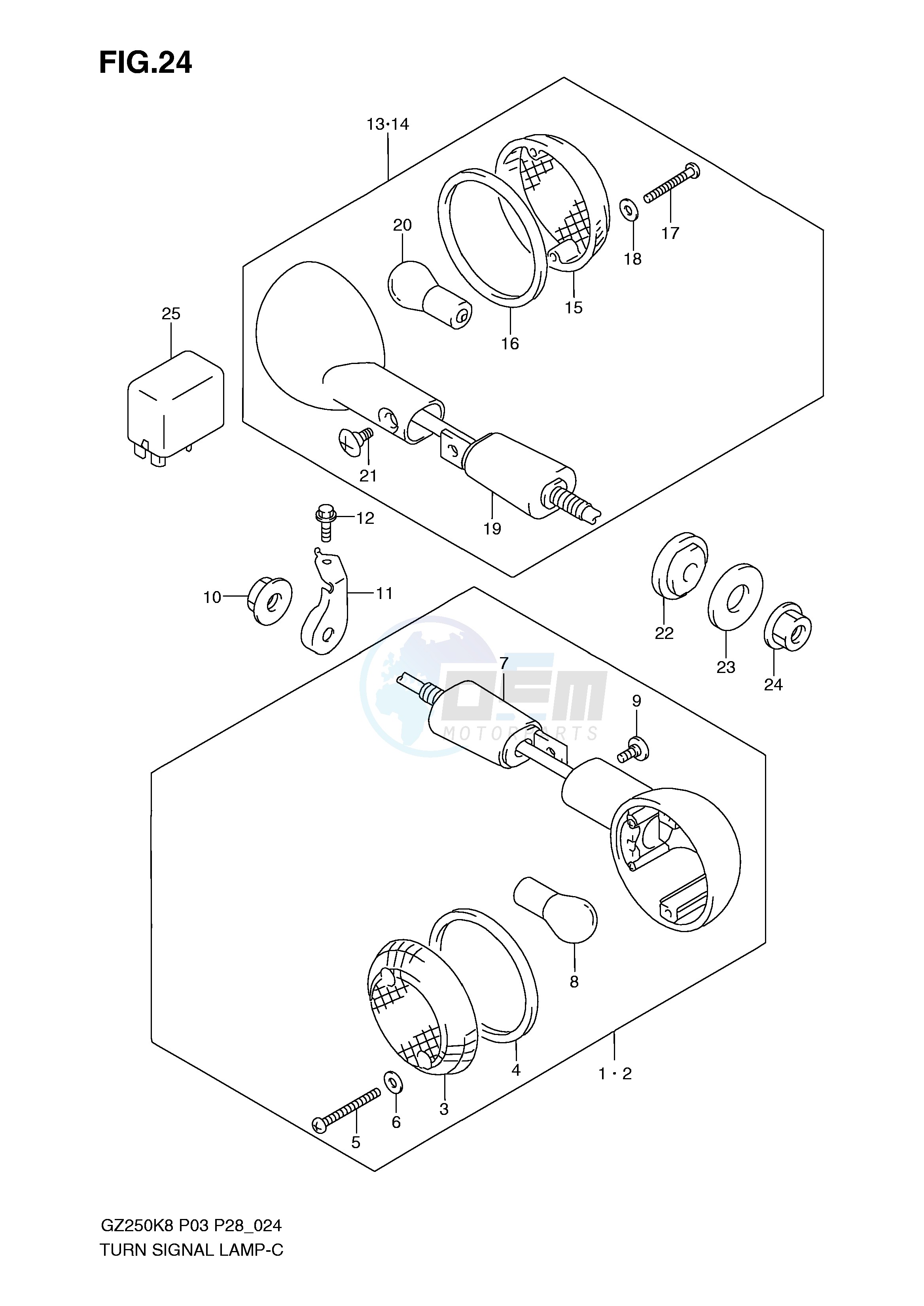 TURN SIGNAL LAMP image