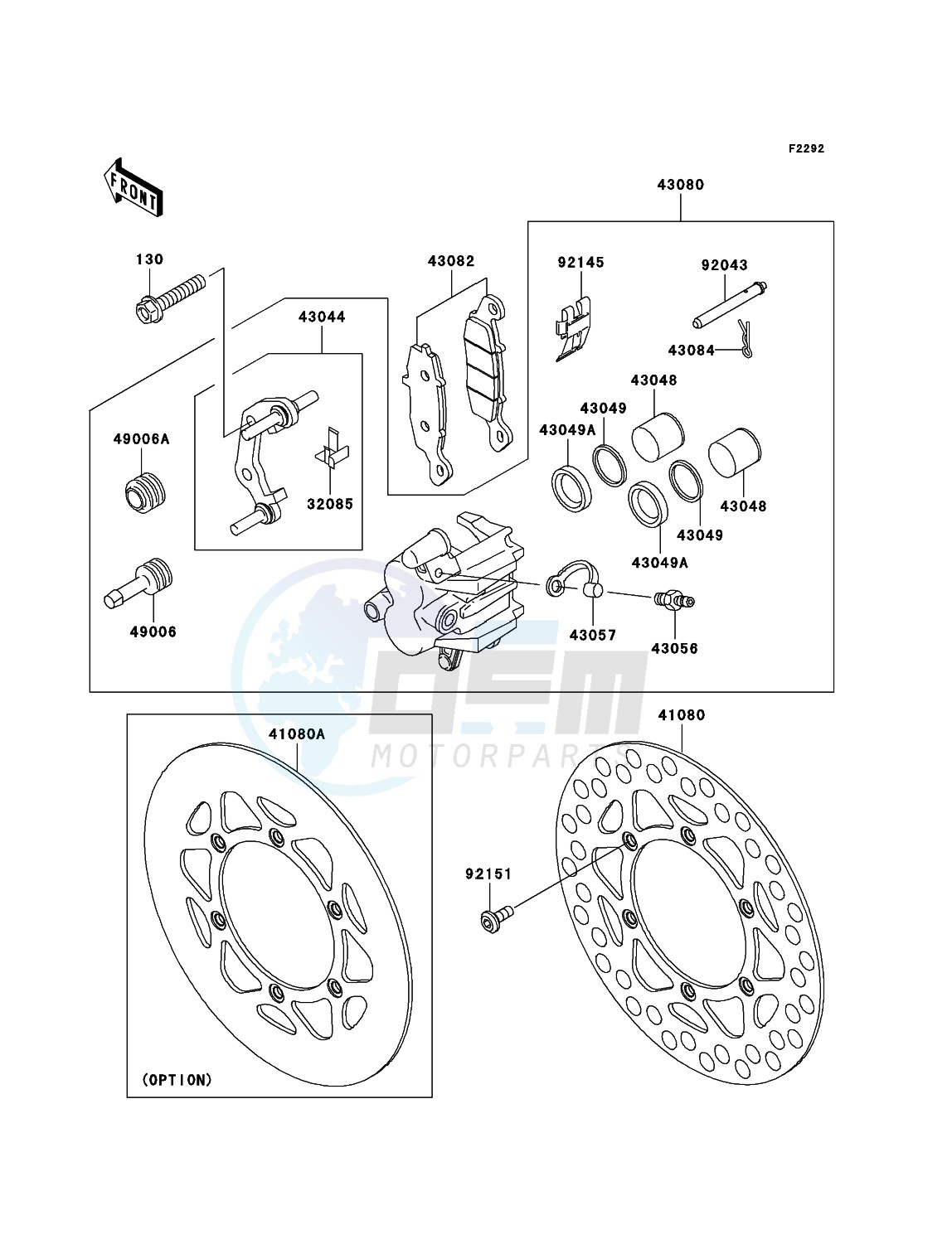 Front Brake blueprint