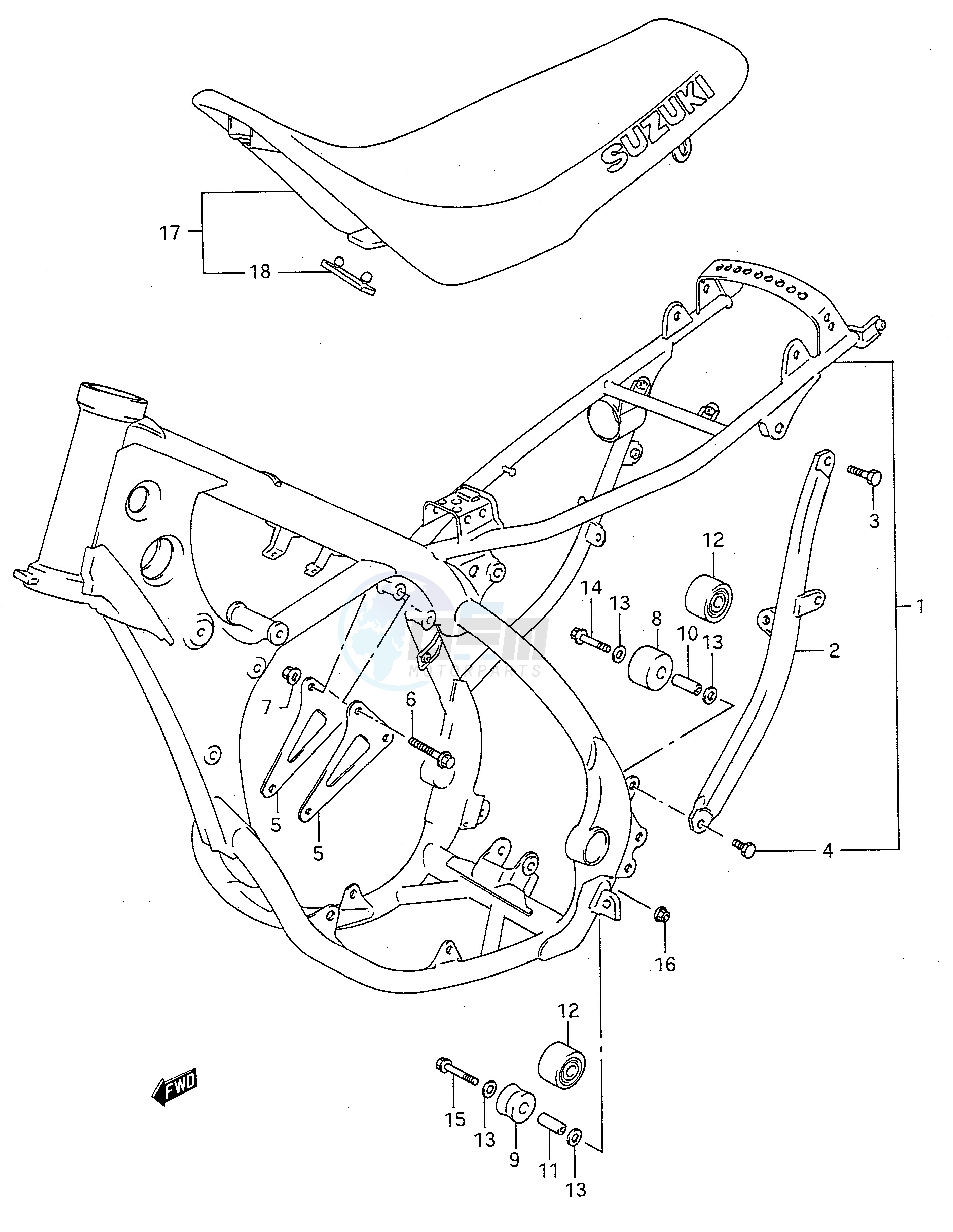 FRAME - SEAT blueprint