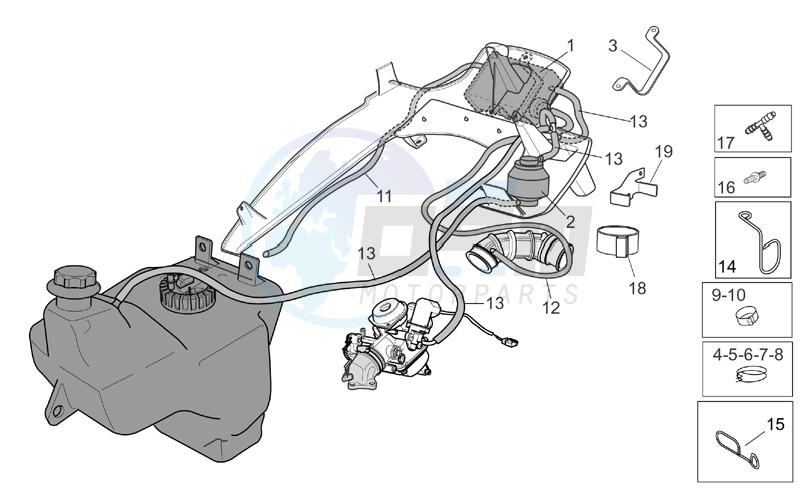 Fuel vapour recover system image