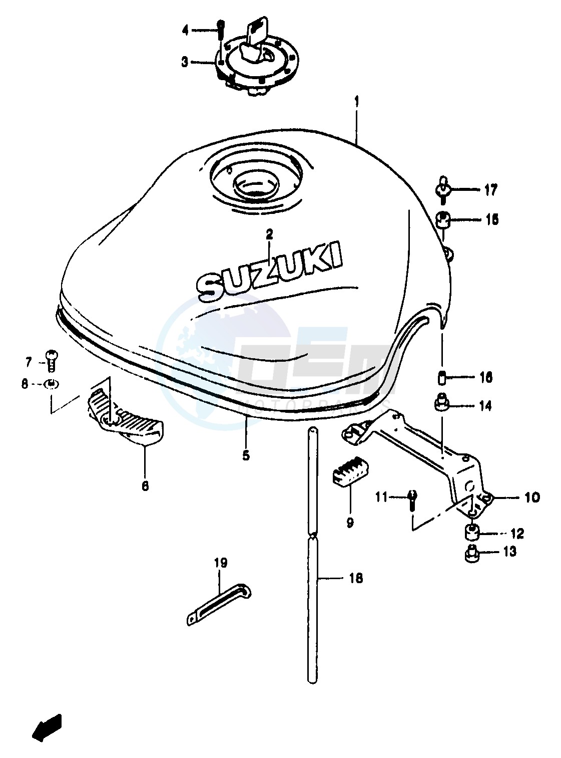 FUEL TANK (MODEL Y) image