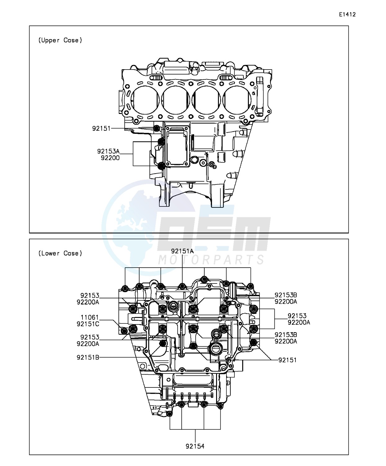 Crankcase Bolt Pattern image