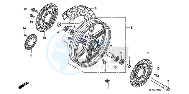 FRONT WHEEL image