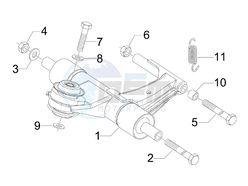 Swinging arm image