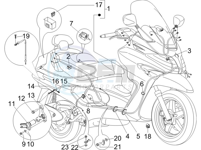 Main cable harness blueprint