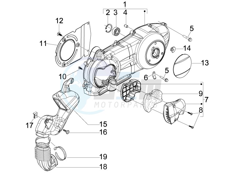 Crankcase cover - Crankcase cooling image