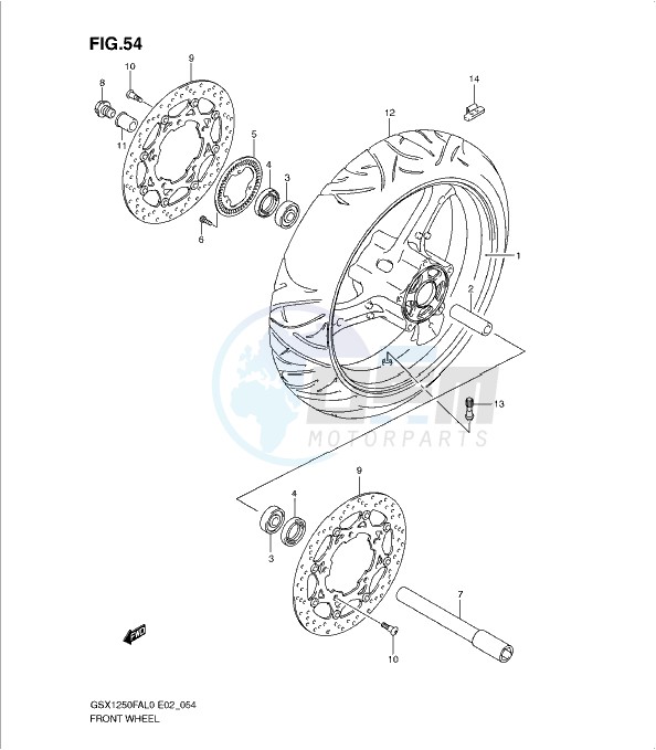 FRONT WHEEL L0-L4 image