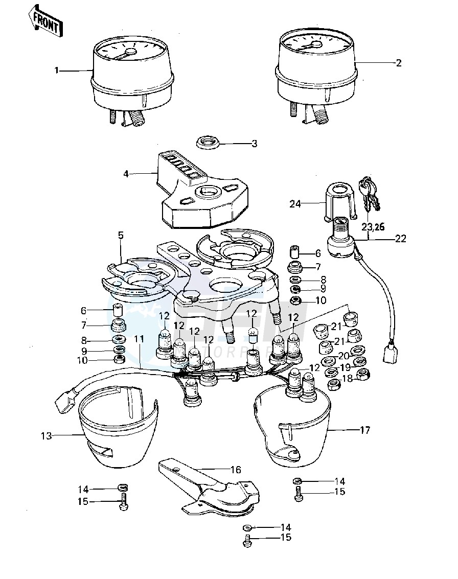 METERS_IGNITION SWITCH -- 77-78 A1_A2_A2A- - blueprint