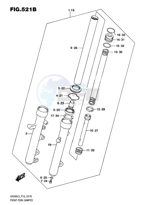 FRONT FORK DAMPER image