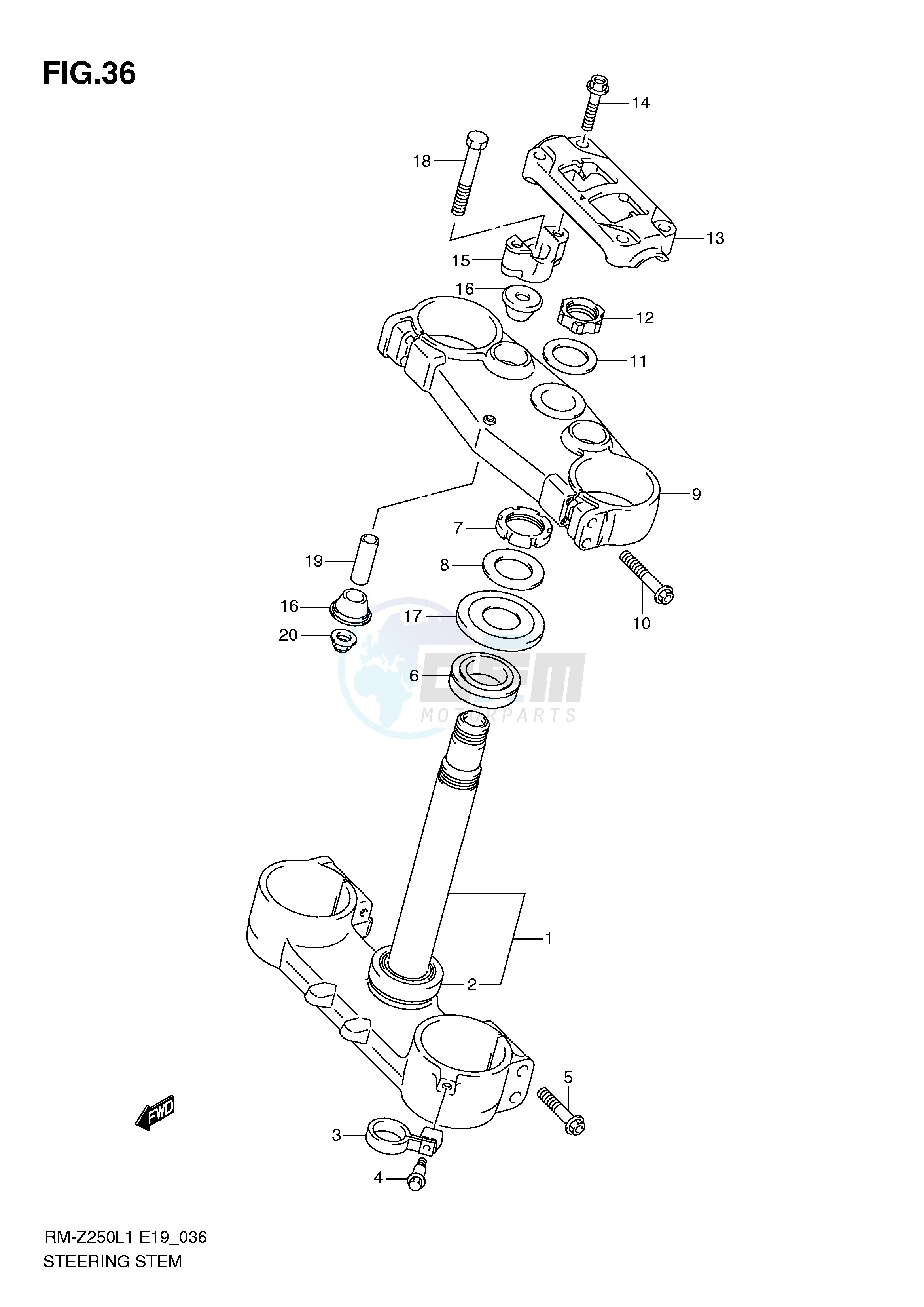 STEERING STEM image