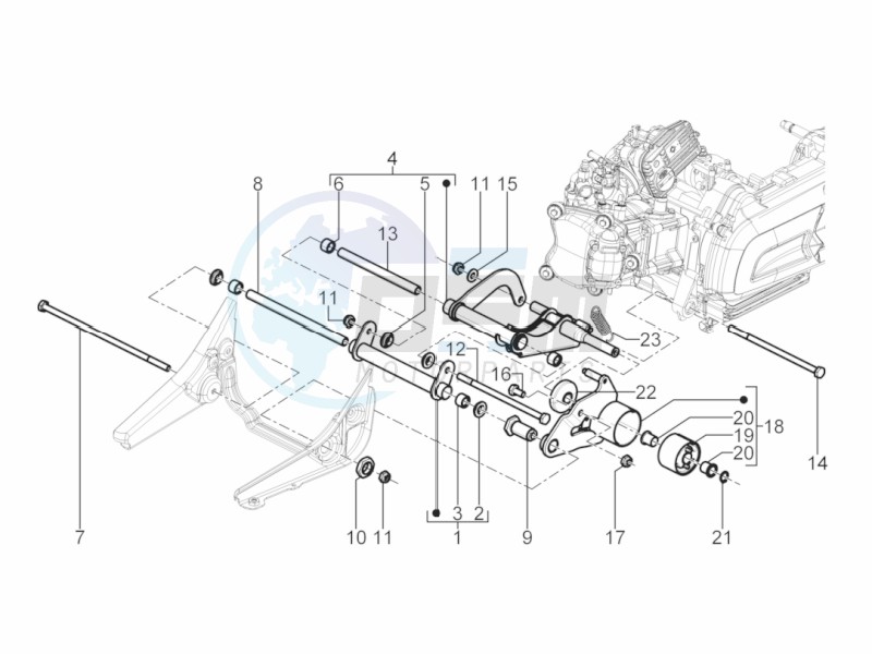 Swinging arm image