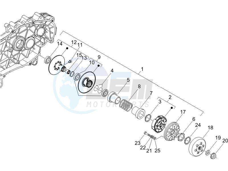 Driven pulley image