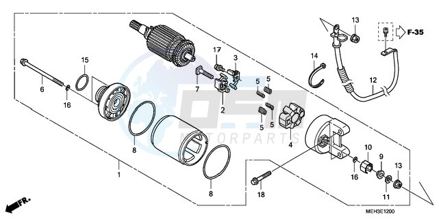 STARTER MOTOR image