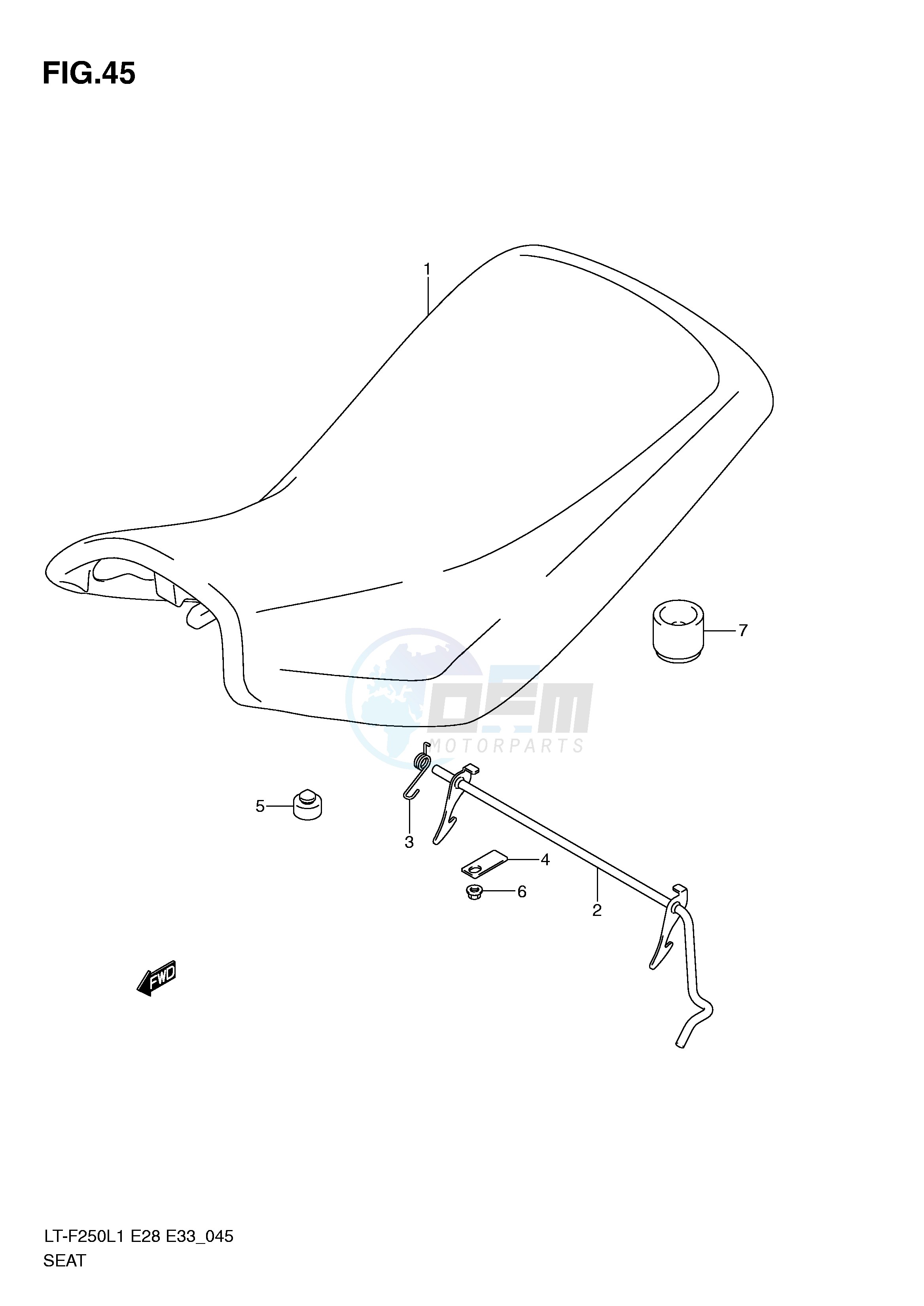 SEAT (LT-F250L1 E33) blueprint