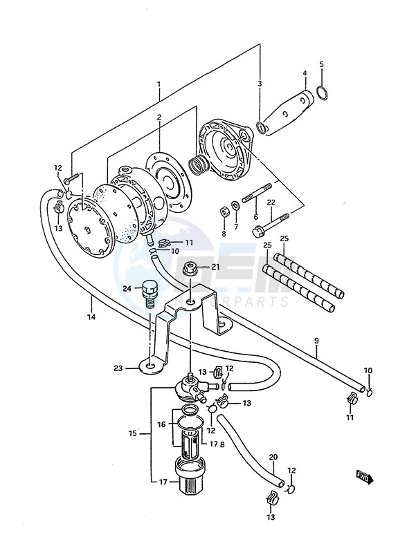 Fuel Pump (1988 to 1994) blueprint