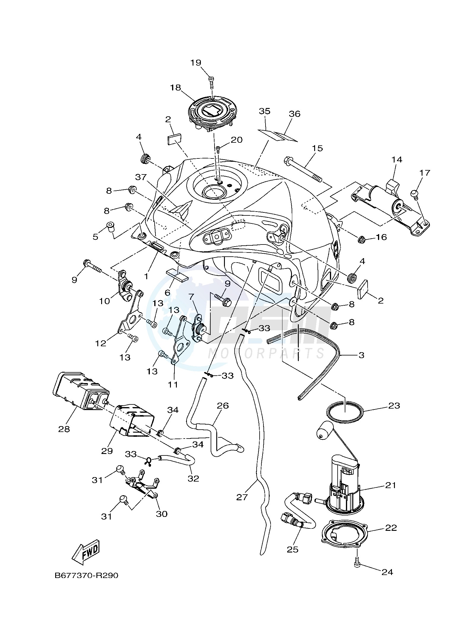 FUEL TANK blueprint