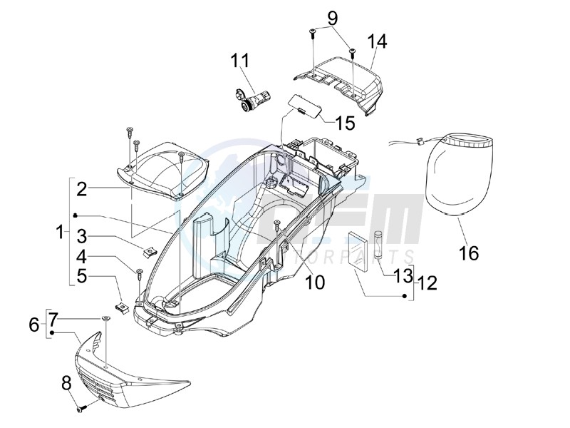 Helmet box - Undersaddle image