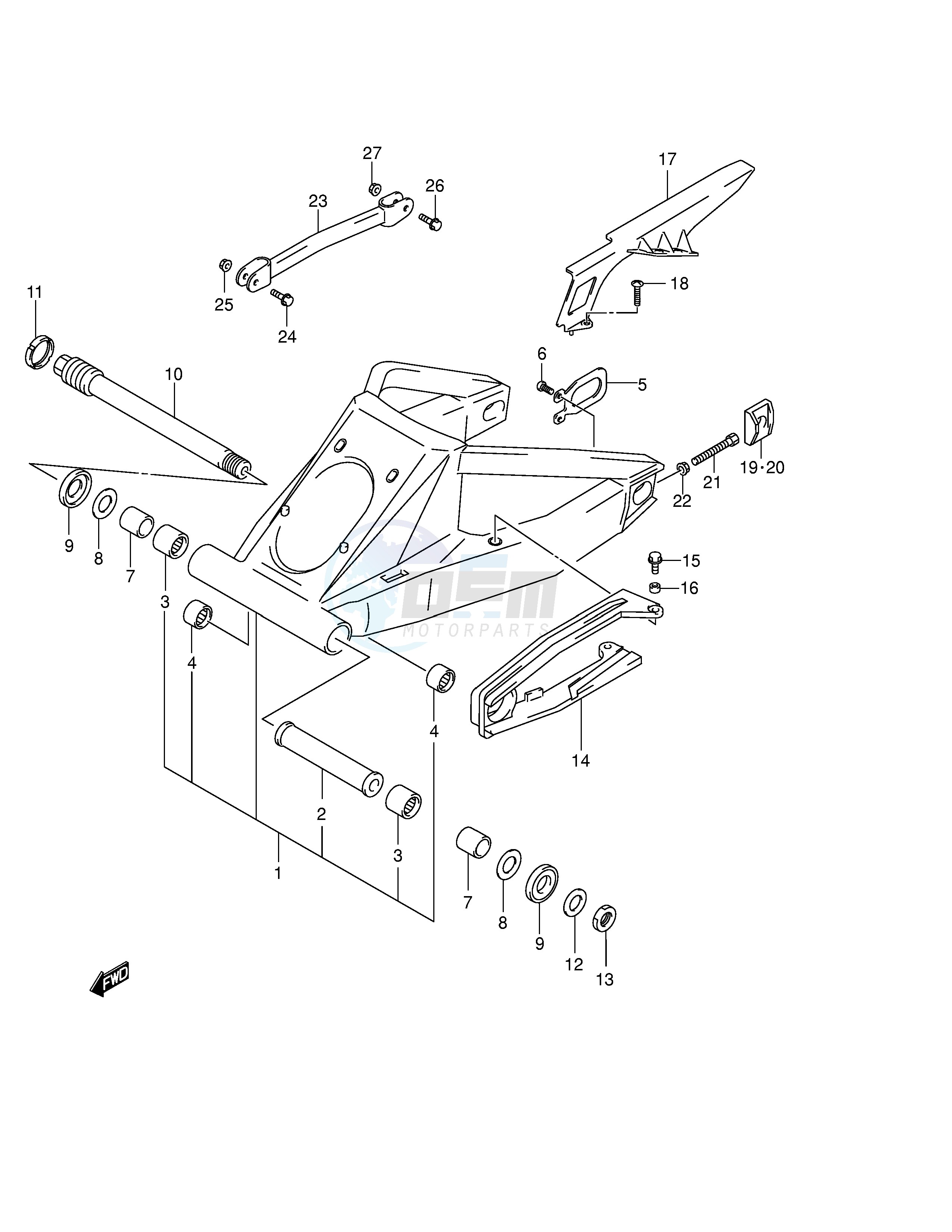 REAR SWINGINGARM image