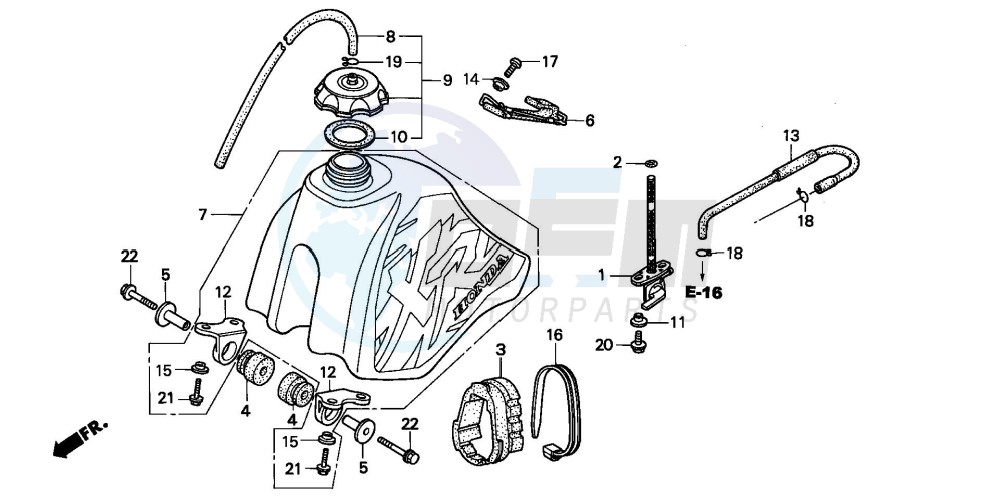 FUEL TANK (XR70RV/W/X/Y) image