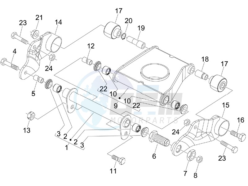 Swinging arm image