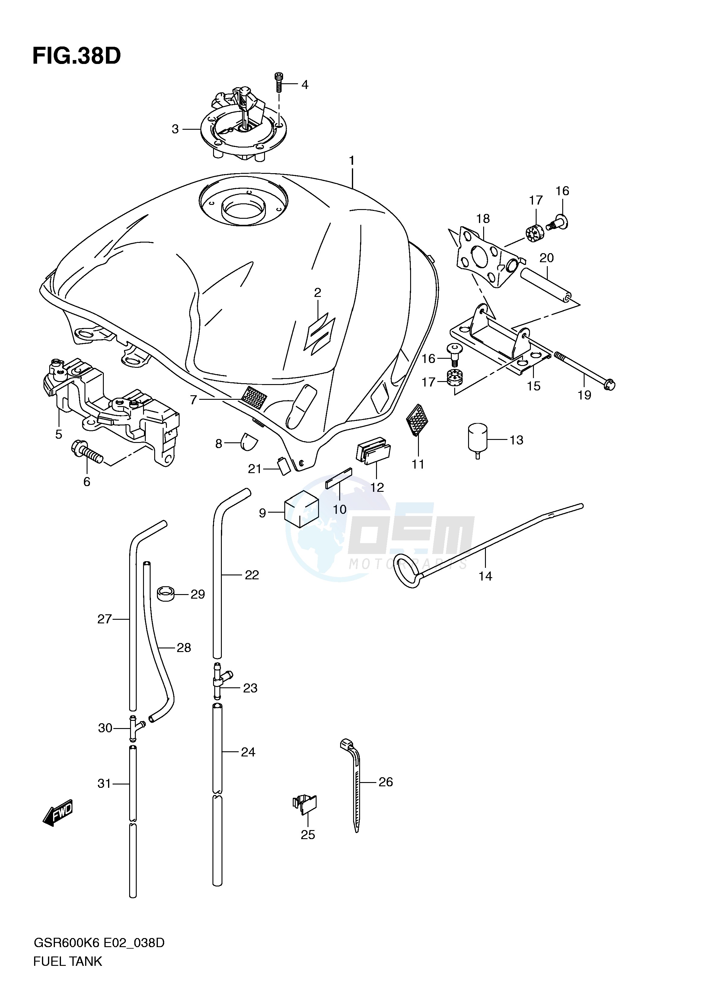 FUEL TANK (MODEL L0) image