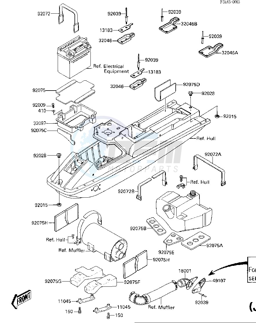 HULL FITTINGS -- JF650-A2- - image