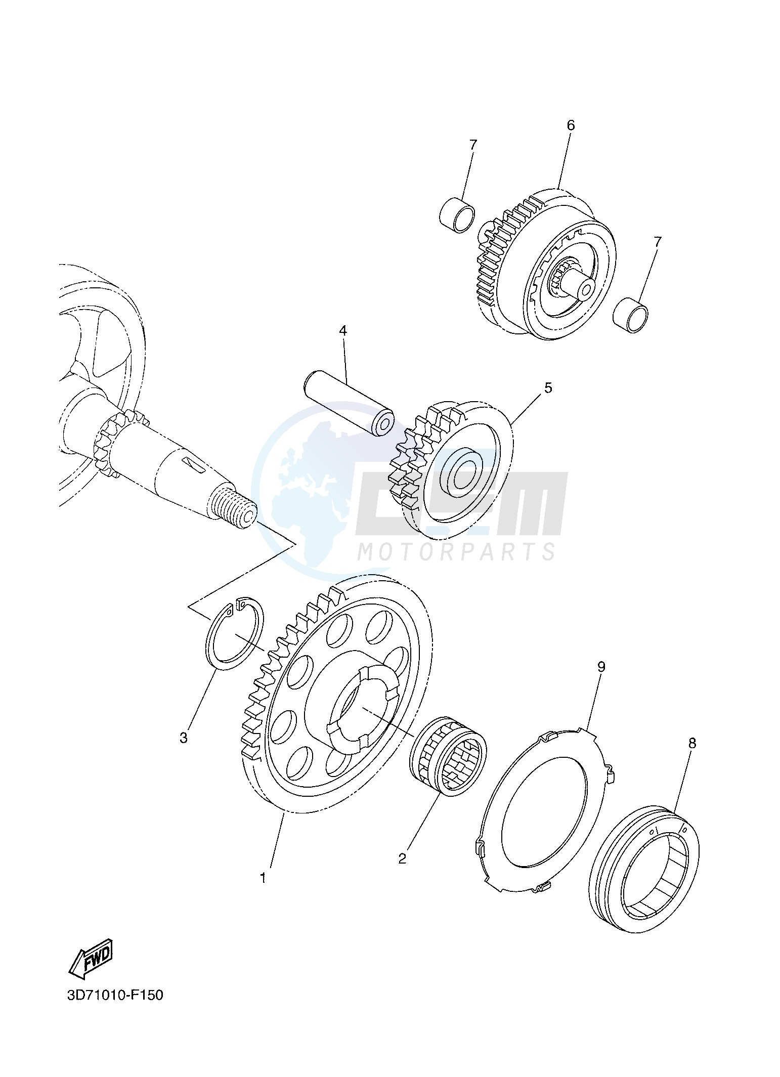 STARTER CLUTCH blueprint