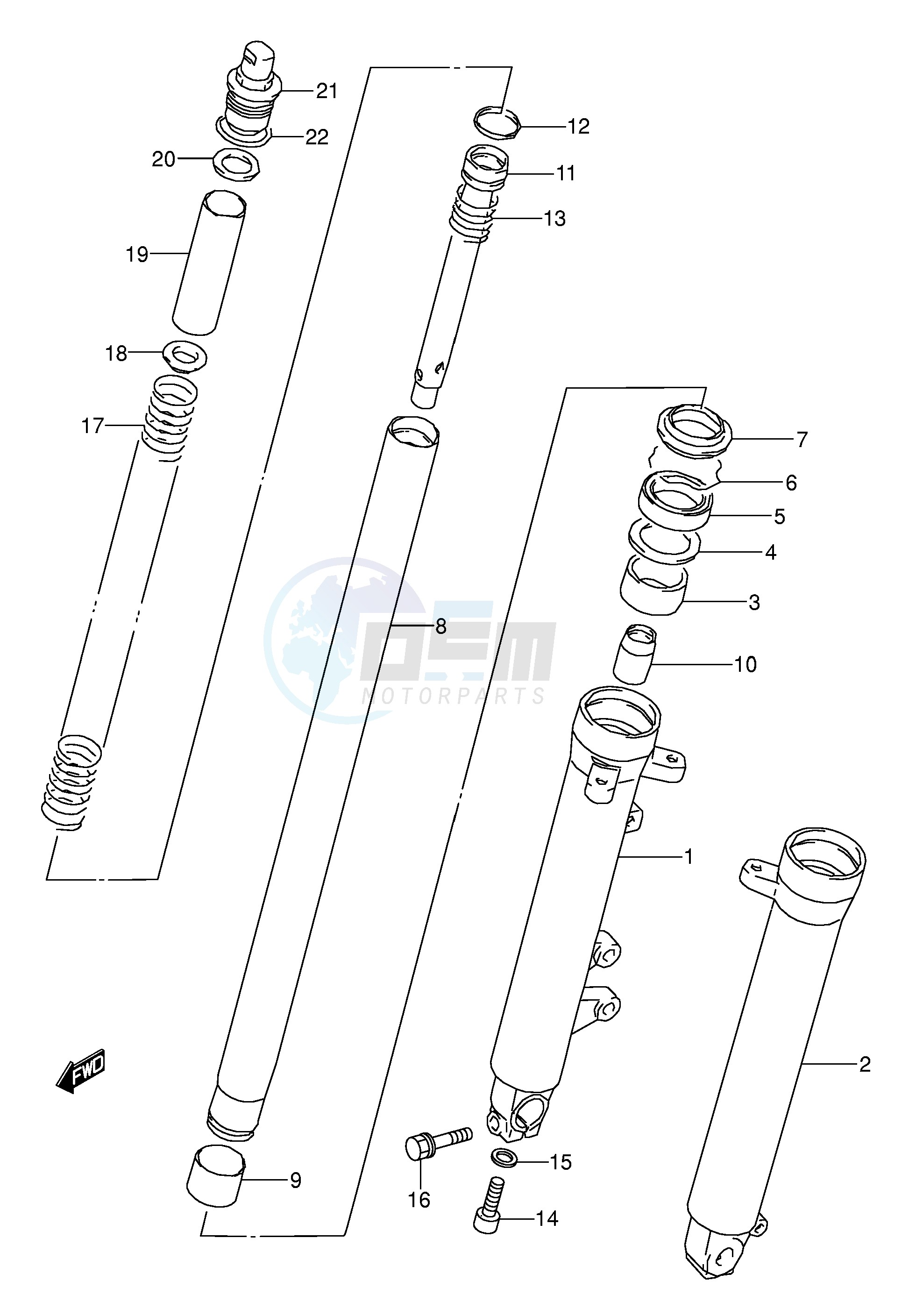 FRONT DAMPER (MODEL N P R S T) image