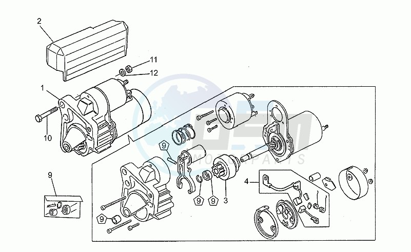 Valeo starter motor blueprint