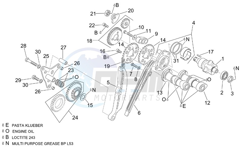 Rear cylinder timing system image