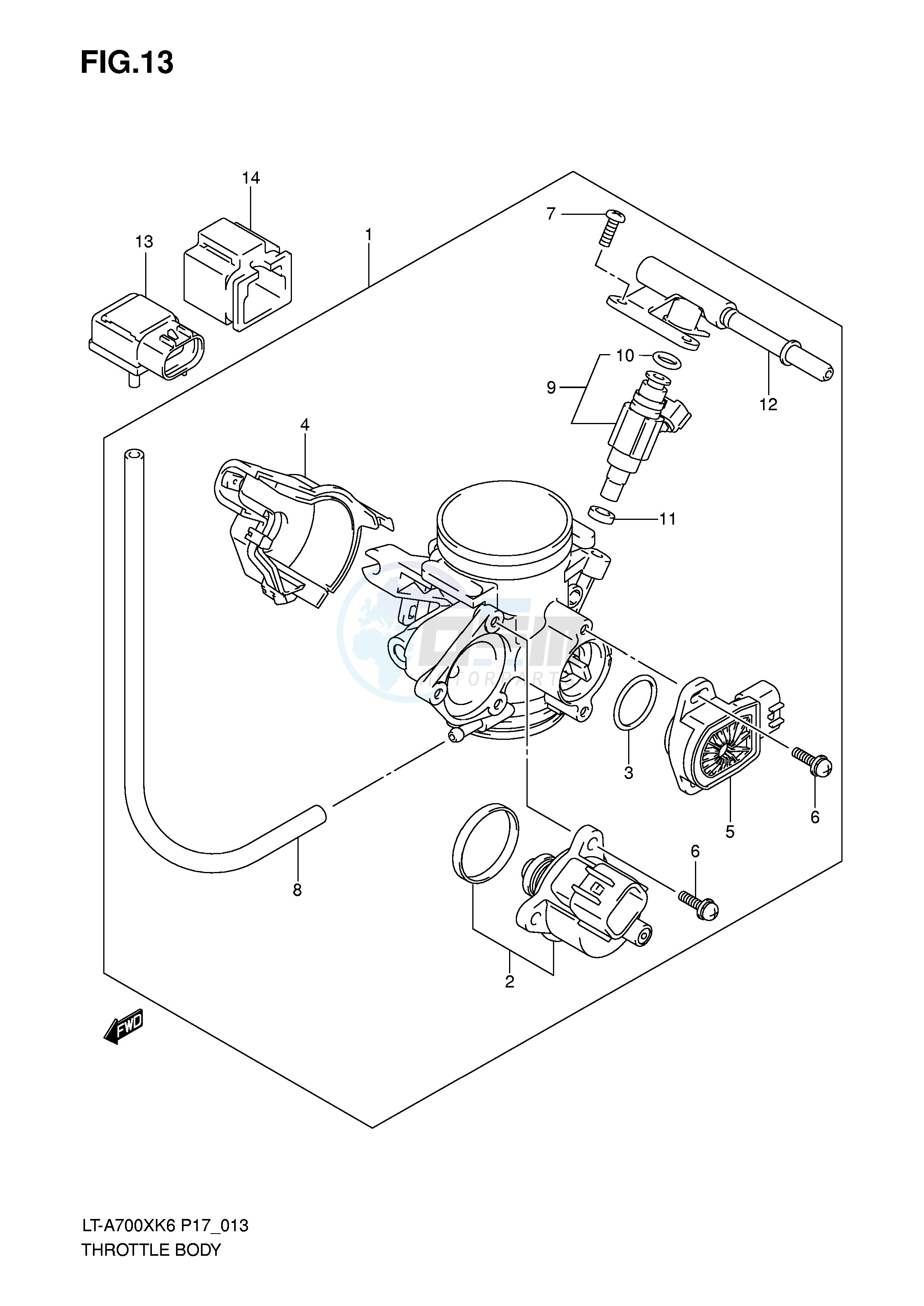 THROTTLE BODY image