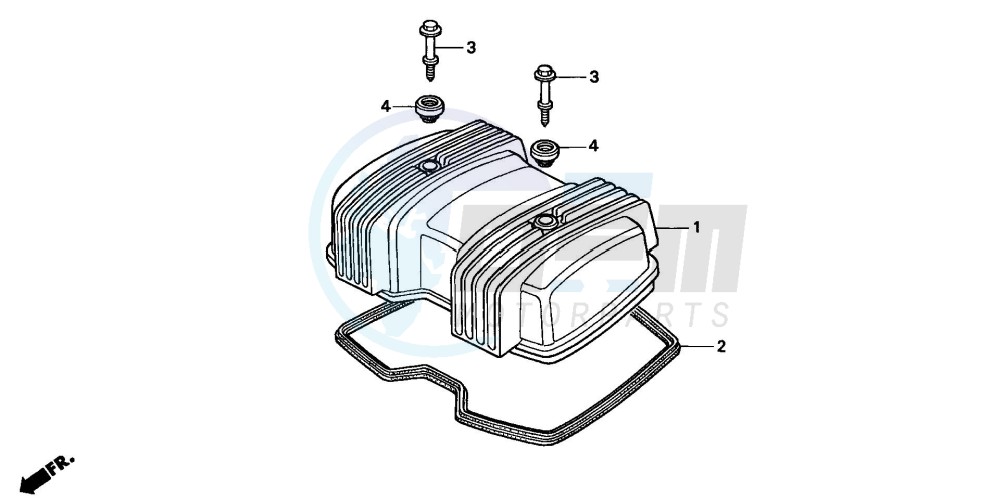 CYLINDER HEAD COVER blueprint