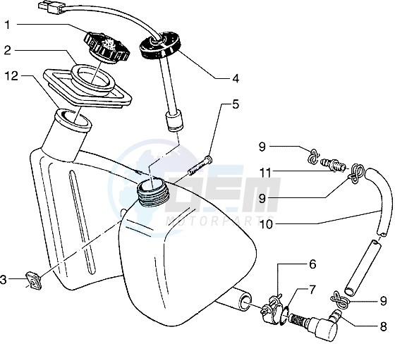 Oil tank blueprint