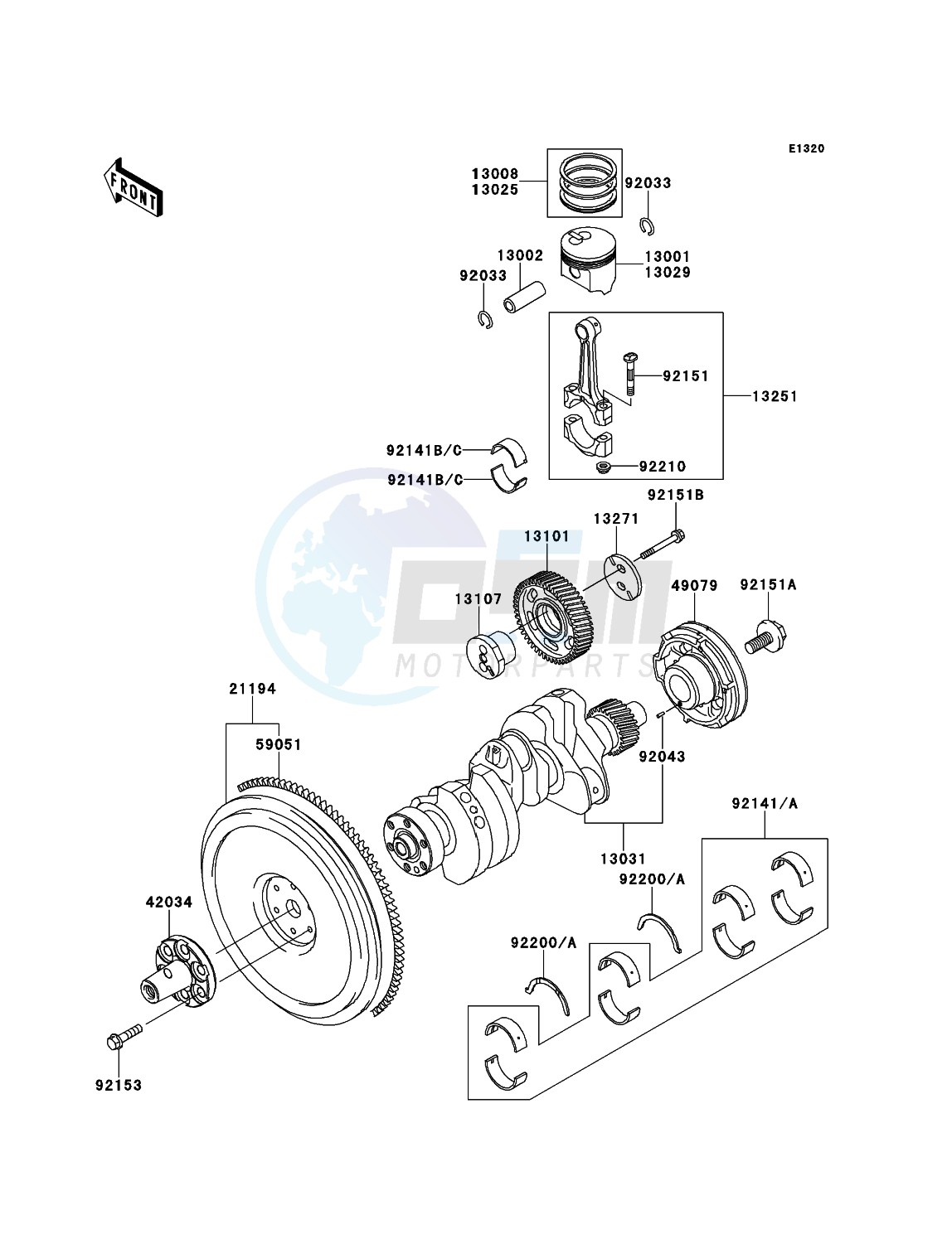 Crankshaft/Piston(s) blueprint
