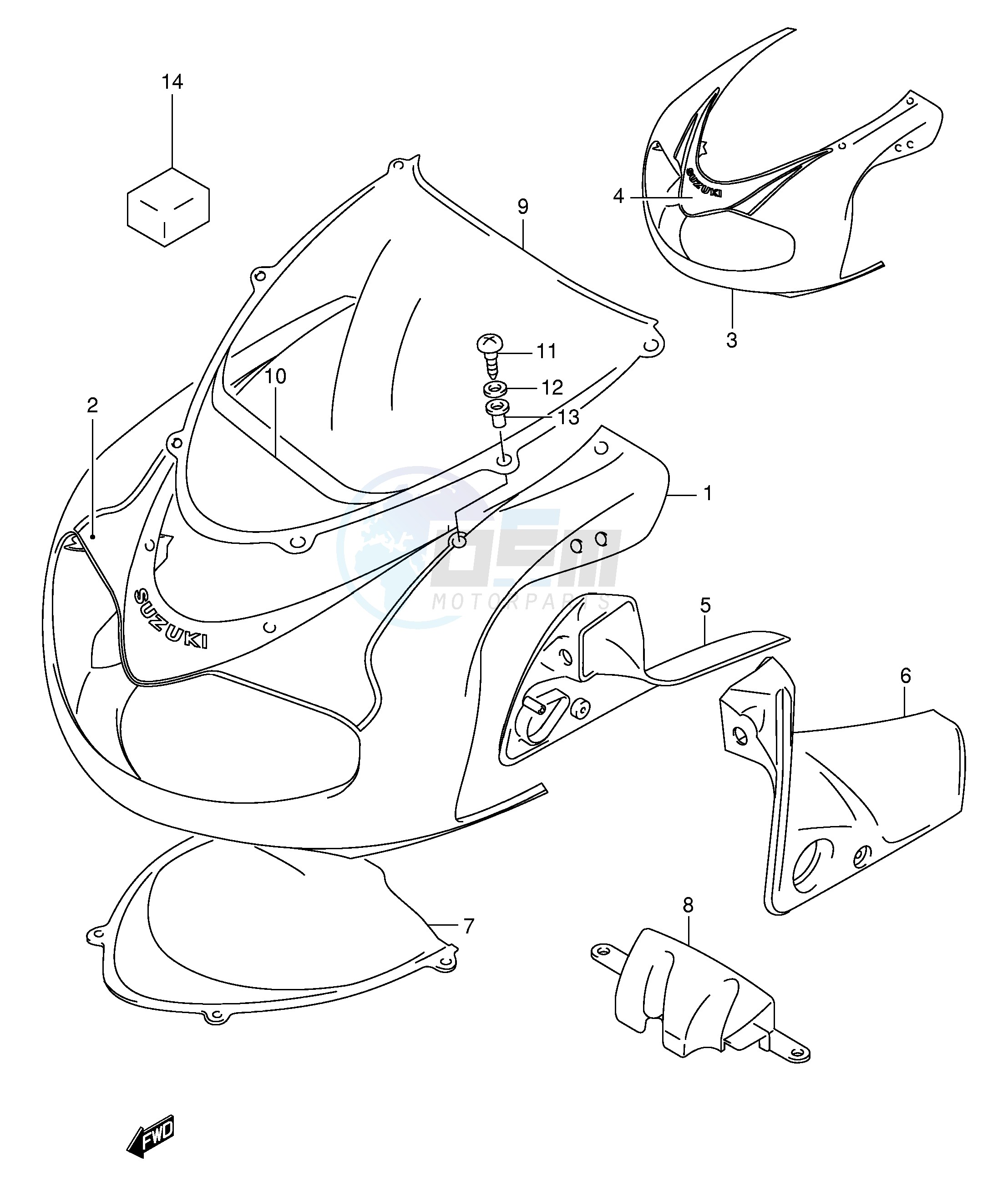 COWLING BODY (MODEL K1) image