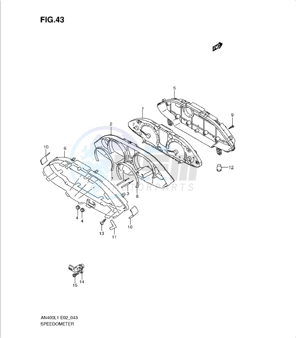 SPEEDOMETER (AN400ZAL1 E2) blueprint