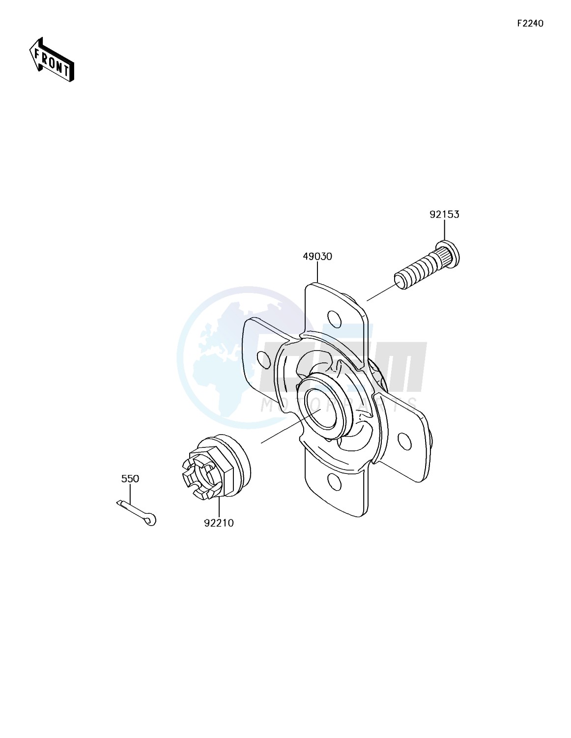 Rear Hub blueprint