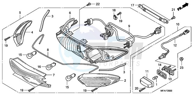 REAR COMBINATION LIGHT image