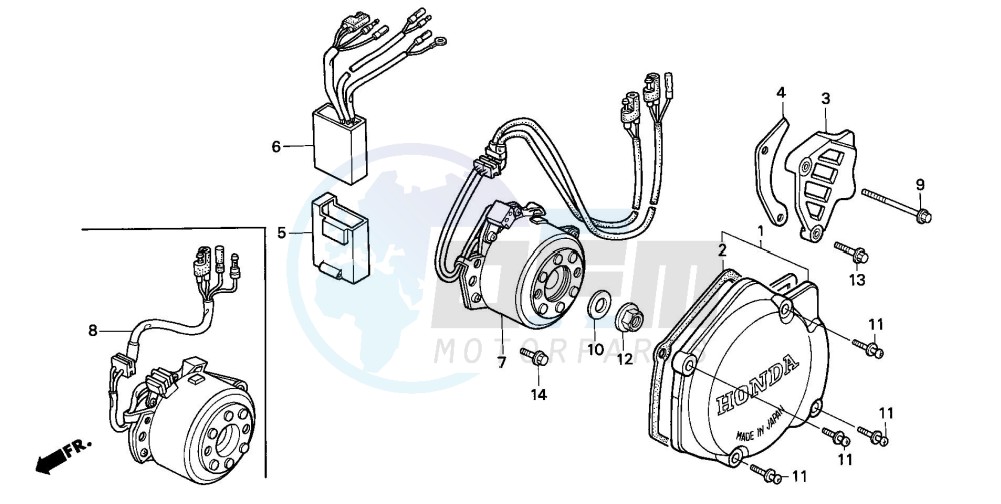 LEFT CRANKCASE COVER image