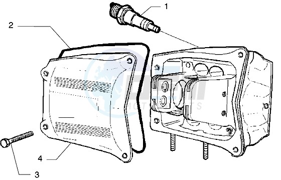 Cylinder head cover blueprint