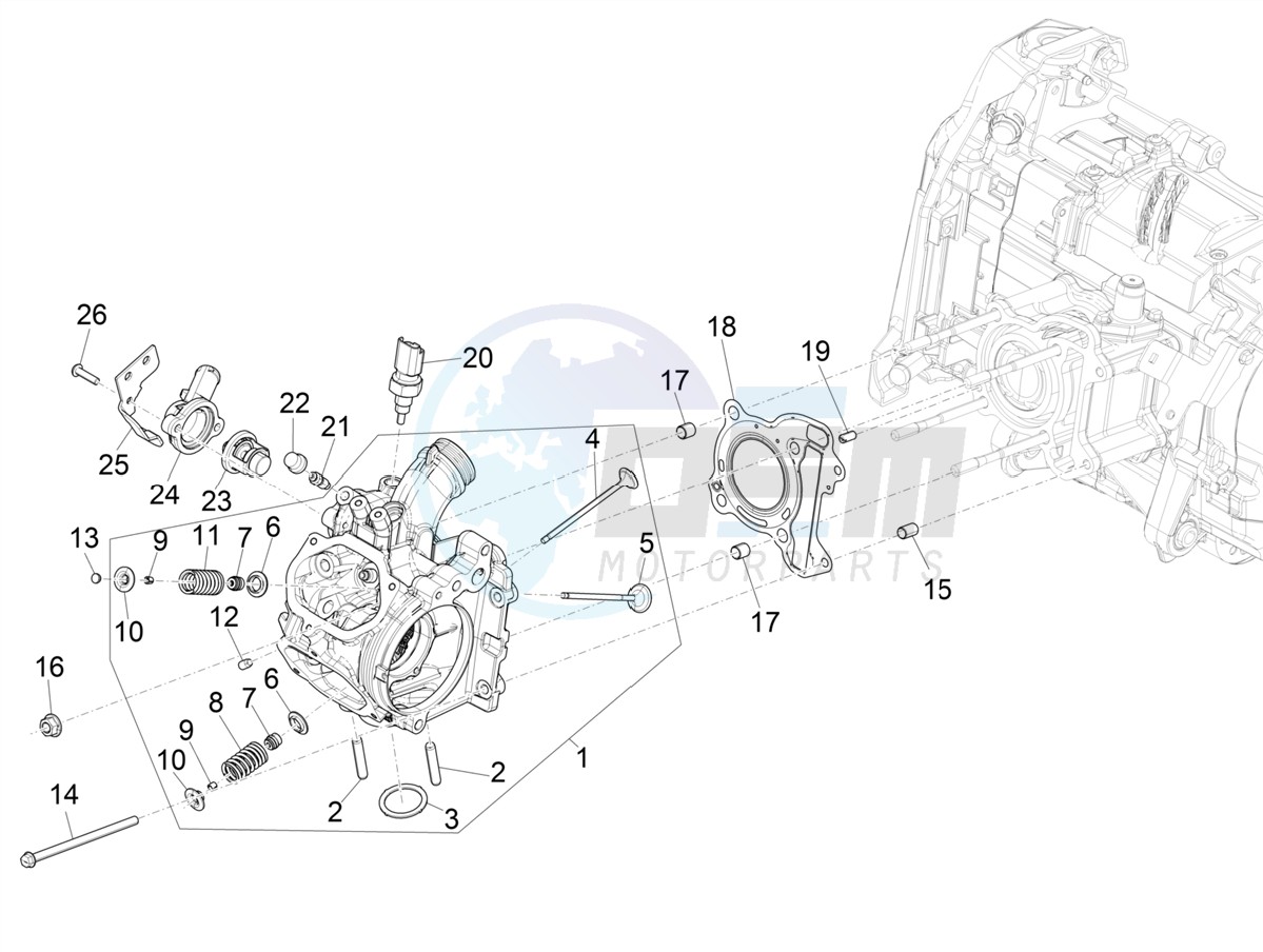 Cylinder head unit - Valve image