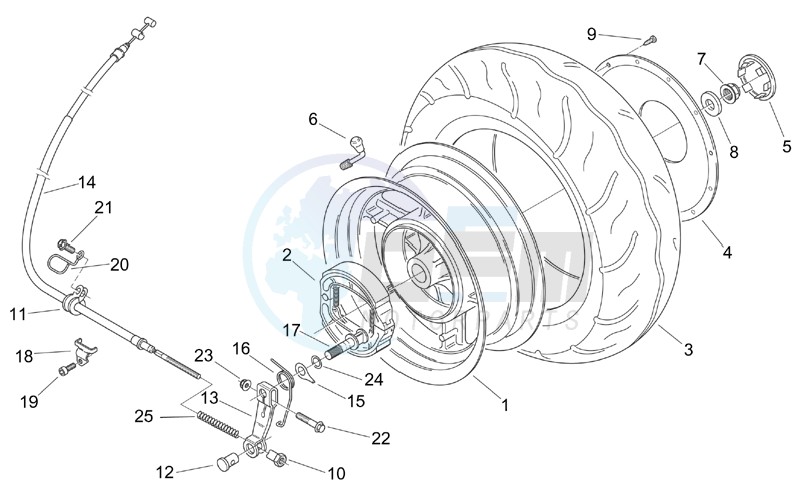 Rear Wheel blueprint