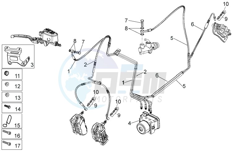 ABS Brake system 2010 blueprint