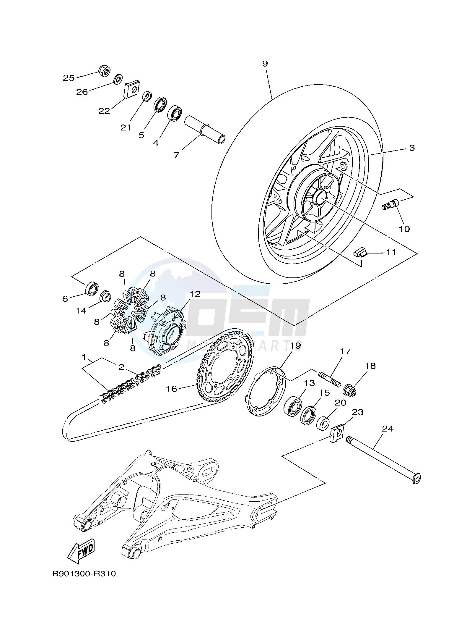 REAR WHEEL image