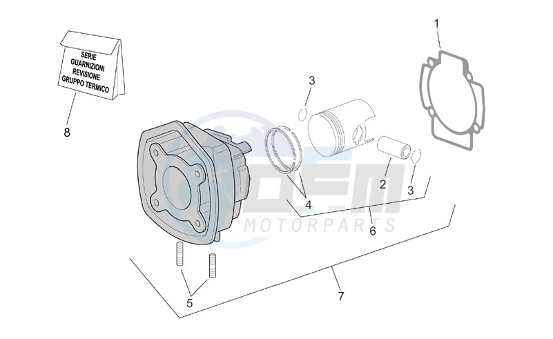 Cylinder with piston image