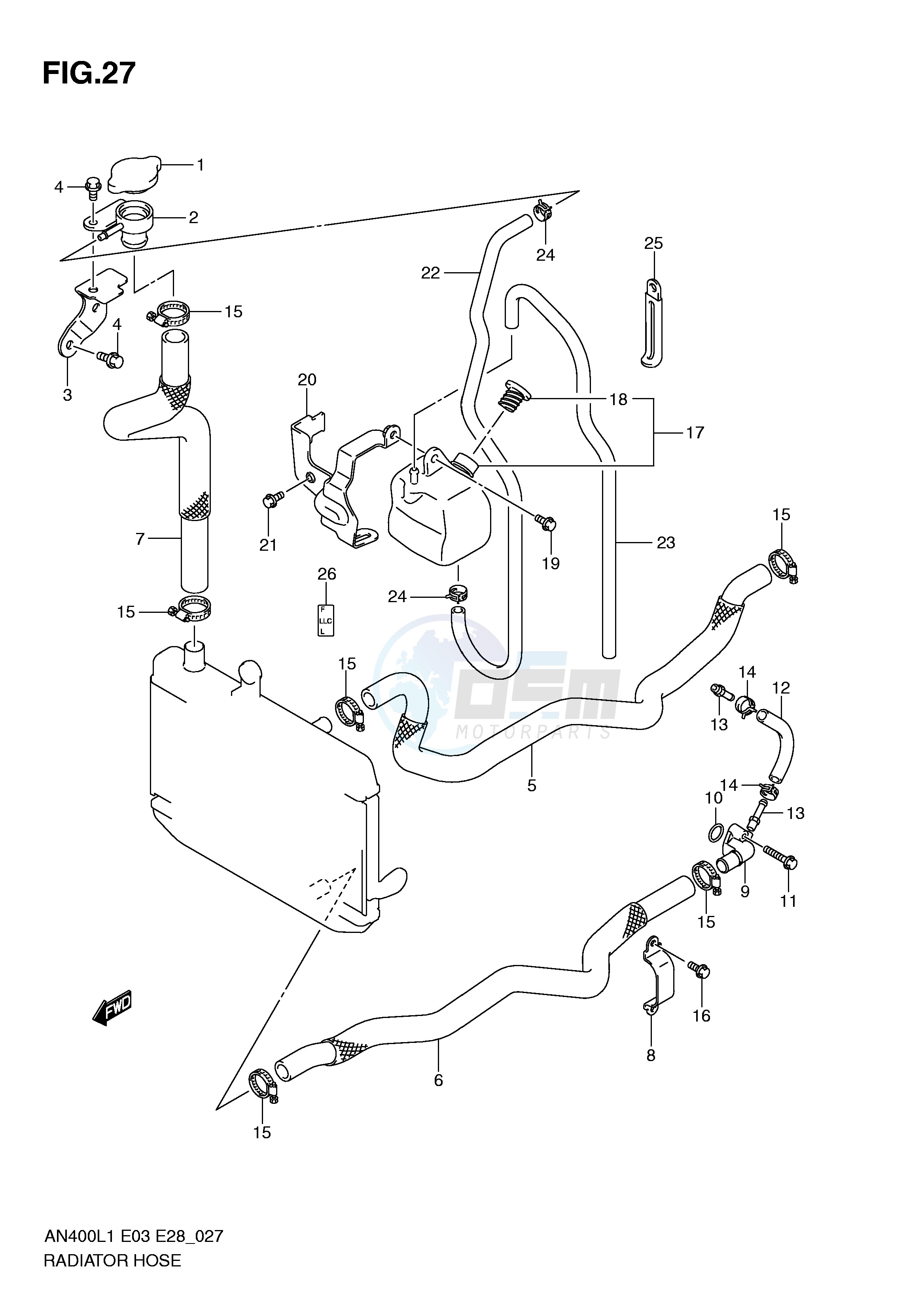 RADIATOR HOSE image