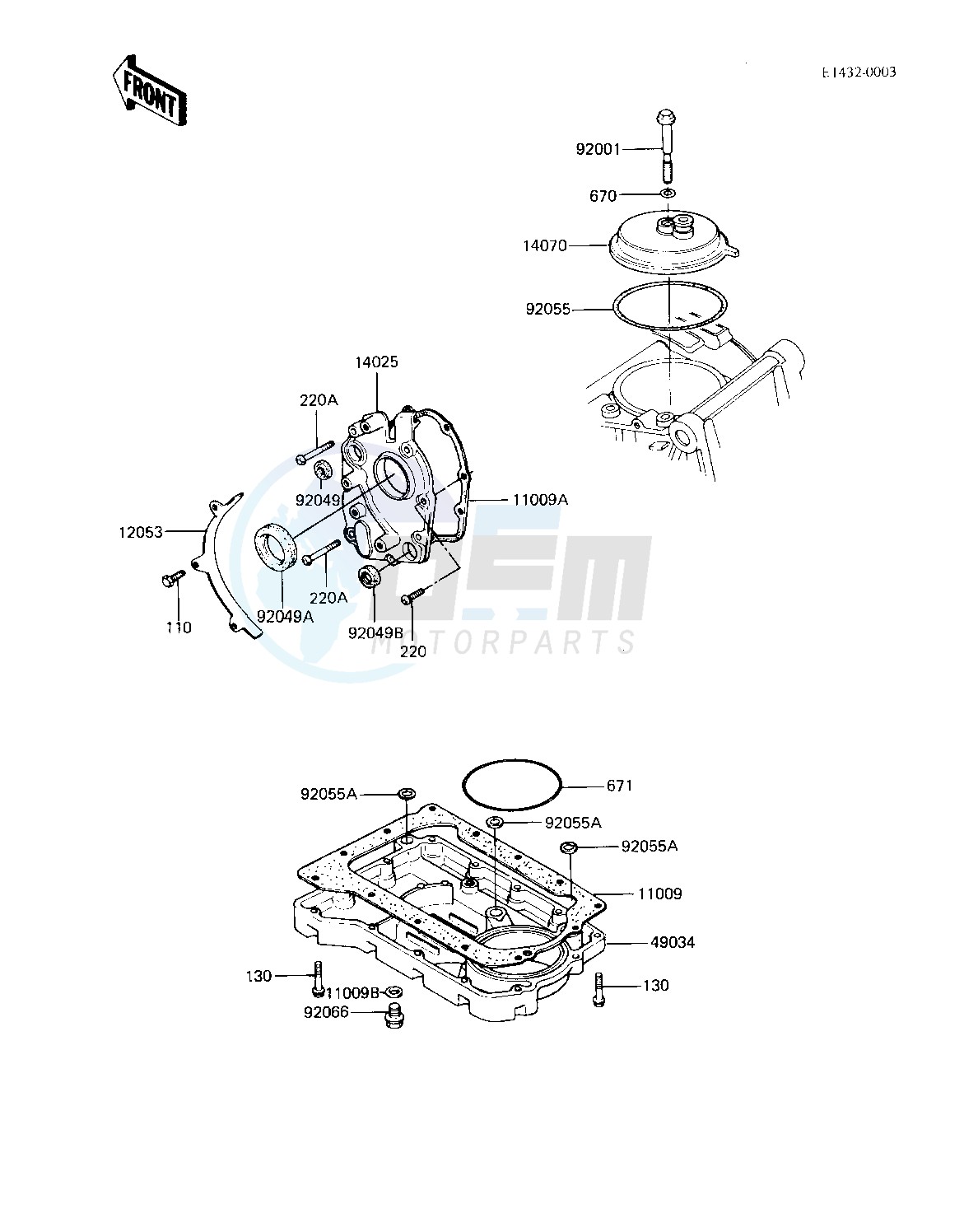 BREATHER COVER_OIL PAN -- 82-83 A3_A4- - blueprint